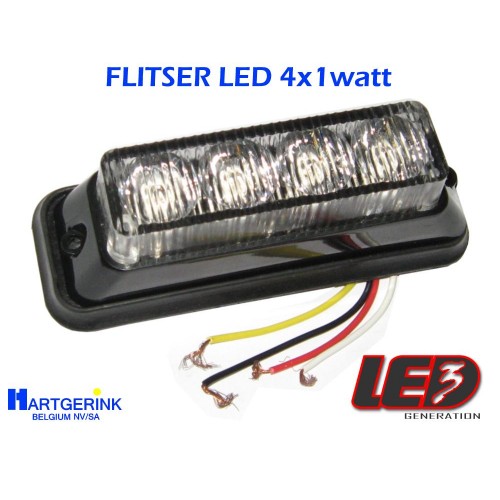 LED FLITSER BLAUW 24V